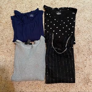 Bundle of 4 Lane Bryant 14/16 Shirts